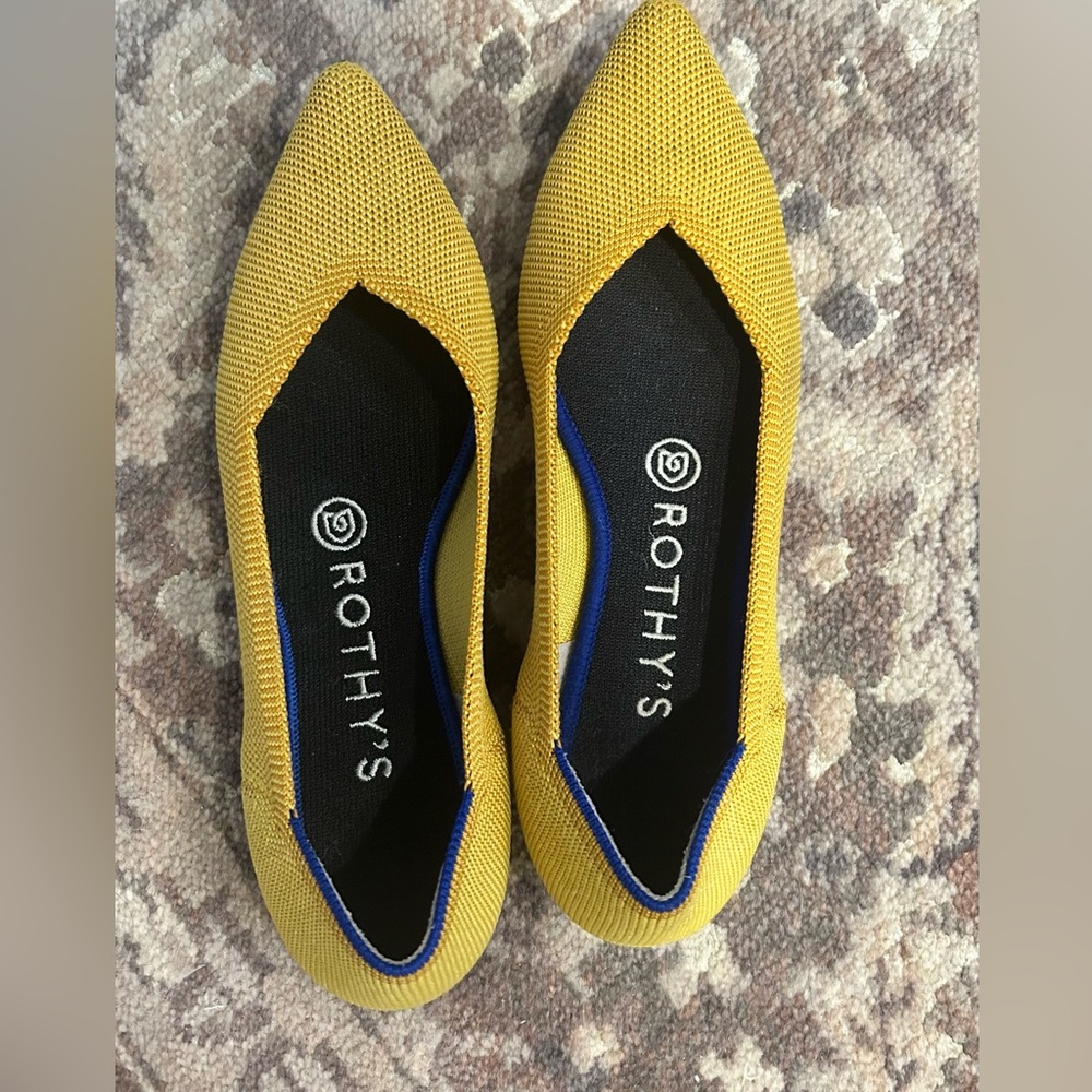 Rothy's Vibrant Yellow Flats